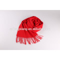 2015 Classic High Quality Solid Color Woven Wool Scarf